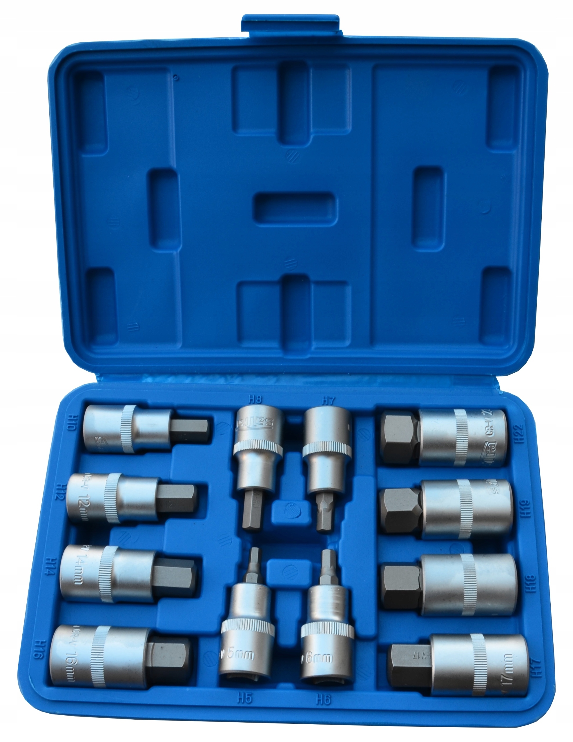 

Klucze Hex 1/2 H5-H22 Nasadowe Imbus 12 S-SH1212