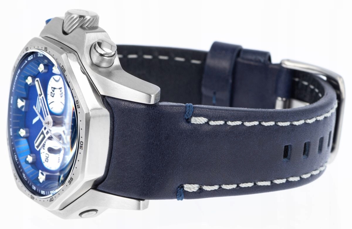 Zegarek męski Vostok Europe Atomic Age VK64-640A700 Chronograf Pasek x2 Model VK64-640A700