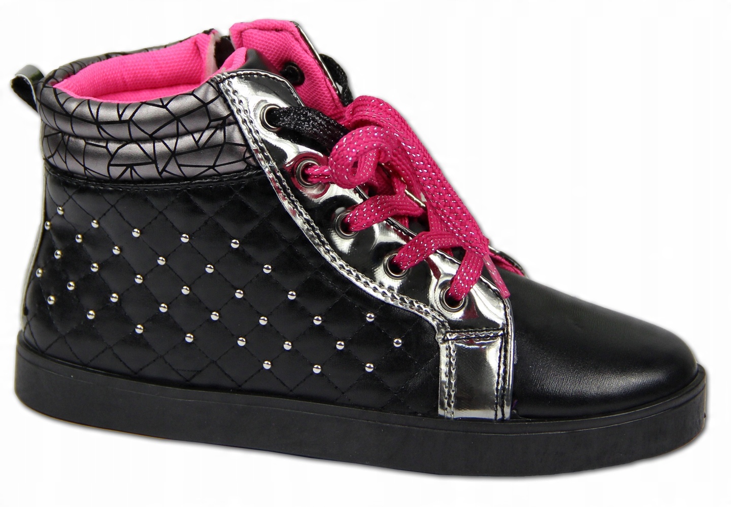 

Czarne sportowe trampki 32/19,8cm botki