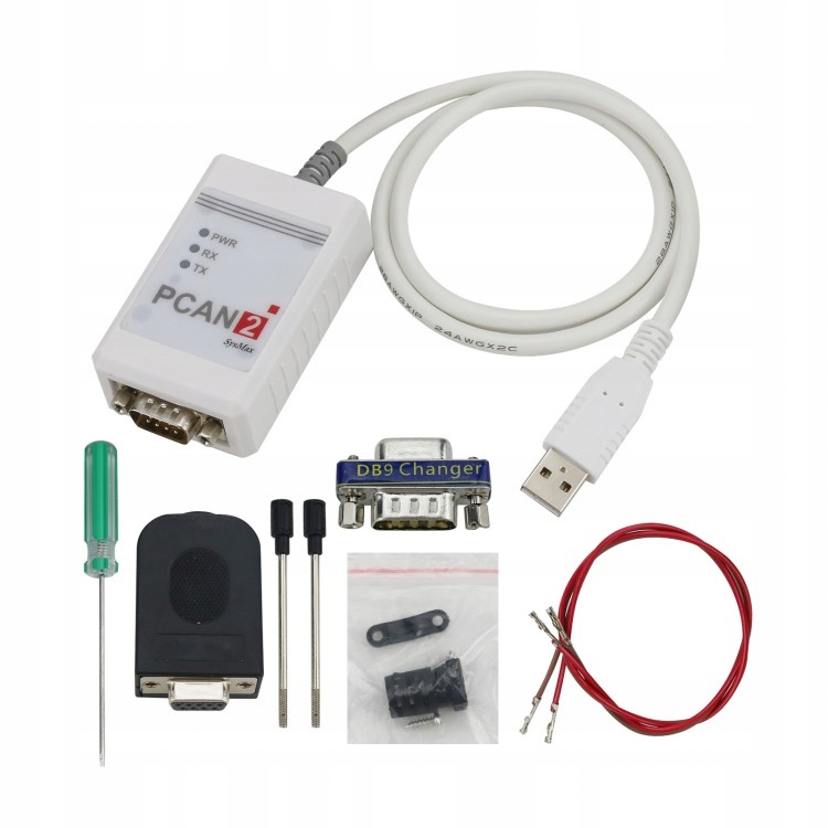 PCAN USB jest kompatybilny z PEAK IPEH-002022