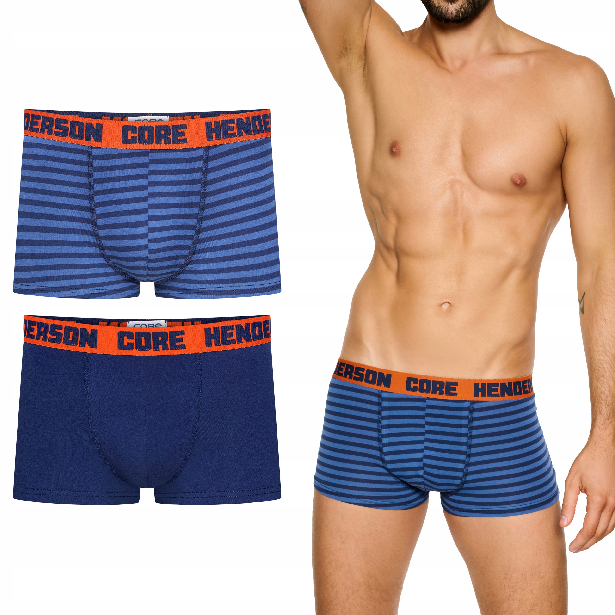 

Bokserki Męskie 2 Pary szorty Henderson 39780 XL