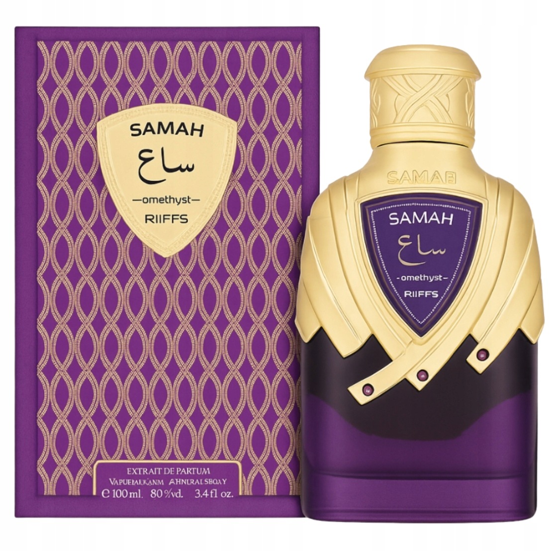 Riiffs Samah Purple czyste perfumy dla kobiet 100 ml