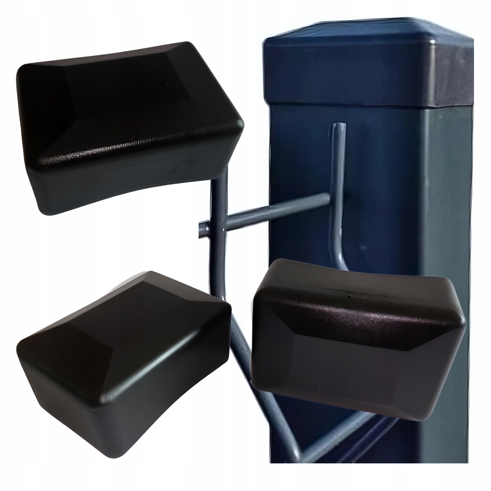 Vnější krytka na profil krytky 100x50 10 Ks Černá