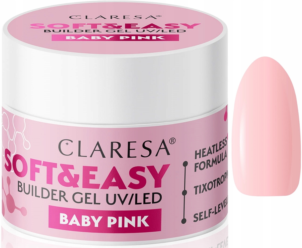 

Claresa Soft Easy Gel Żel Budujący Baby Pink 45g