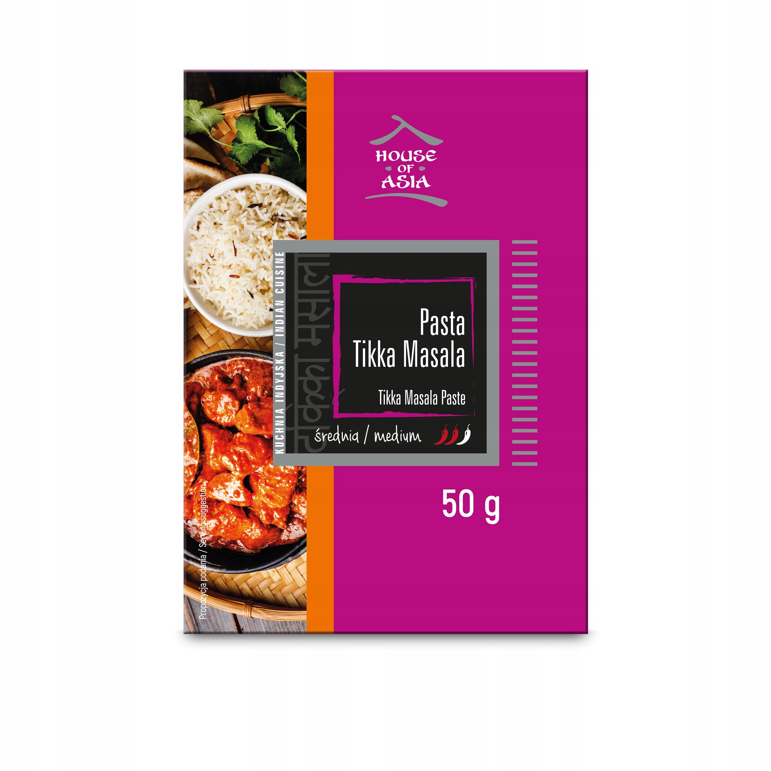 

Pasta Tikka Masala średnia ostrość 50 g