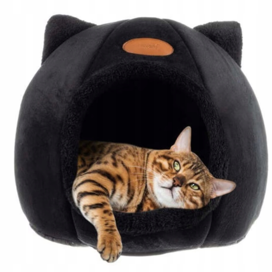 Levně Velký Domeček Budka Pro Kočky Kočky Pohodlné Pelíšek Budka Měkké Potah