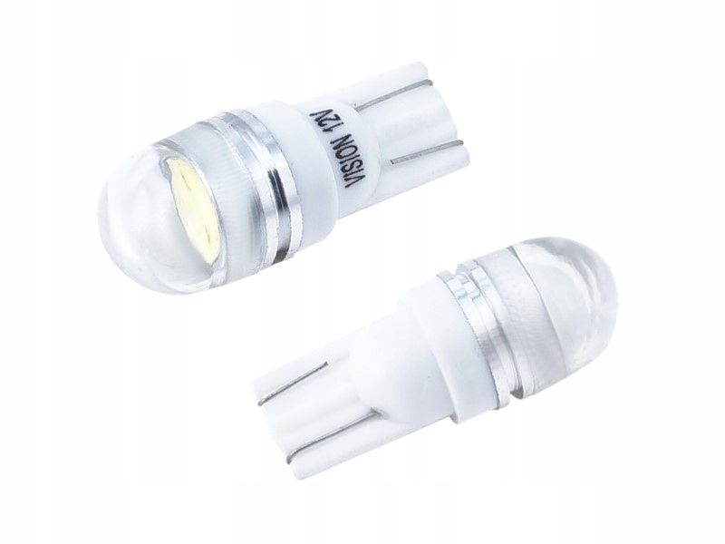 

Żarówki W5W 12V Led, wypukła soczewka, biała, 2szt