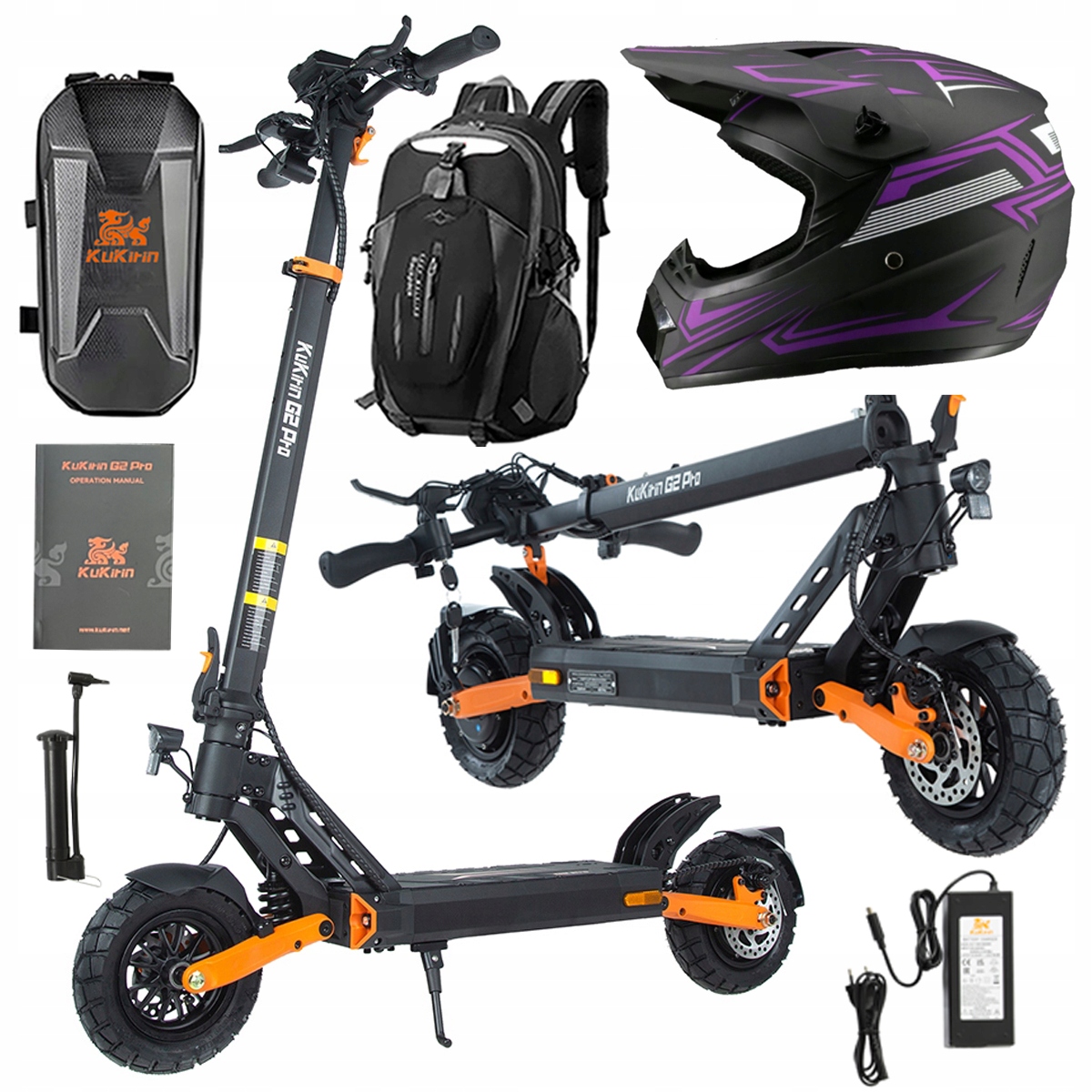 Pojazd Elektryczny KuKirin G2 Pro Vmp 500w 48V 15.6AH 65KM 25KM/h +Dárek