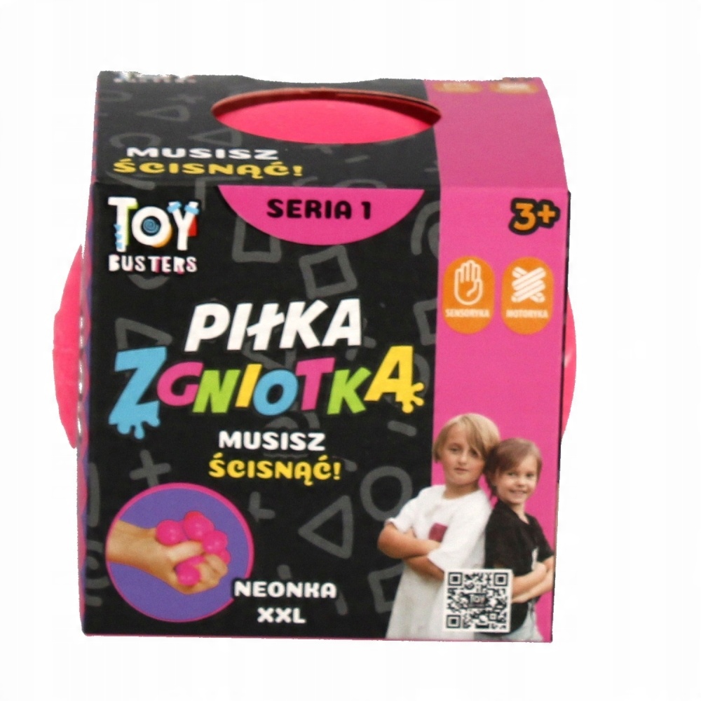 

Piłka Zgniotka Gniotek Antystresowy XXL różowa