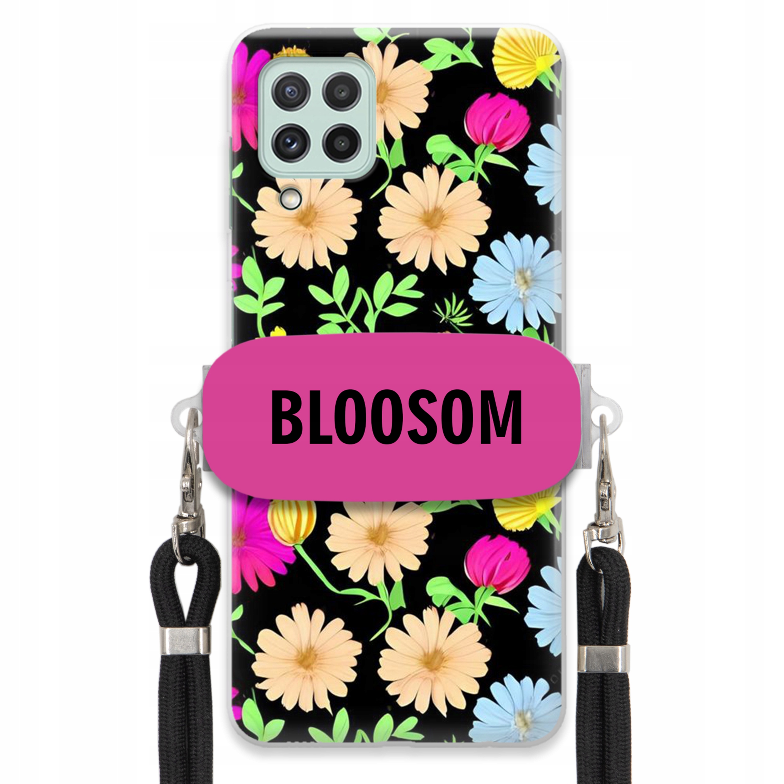 Puzdro Crossbody Pre Samsung A22 4G Puzdro Case Kvety Bloosom Flower