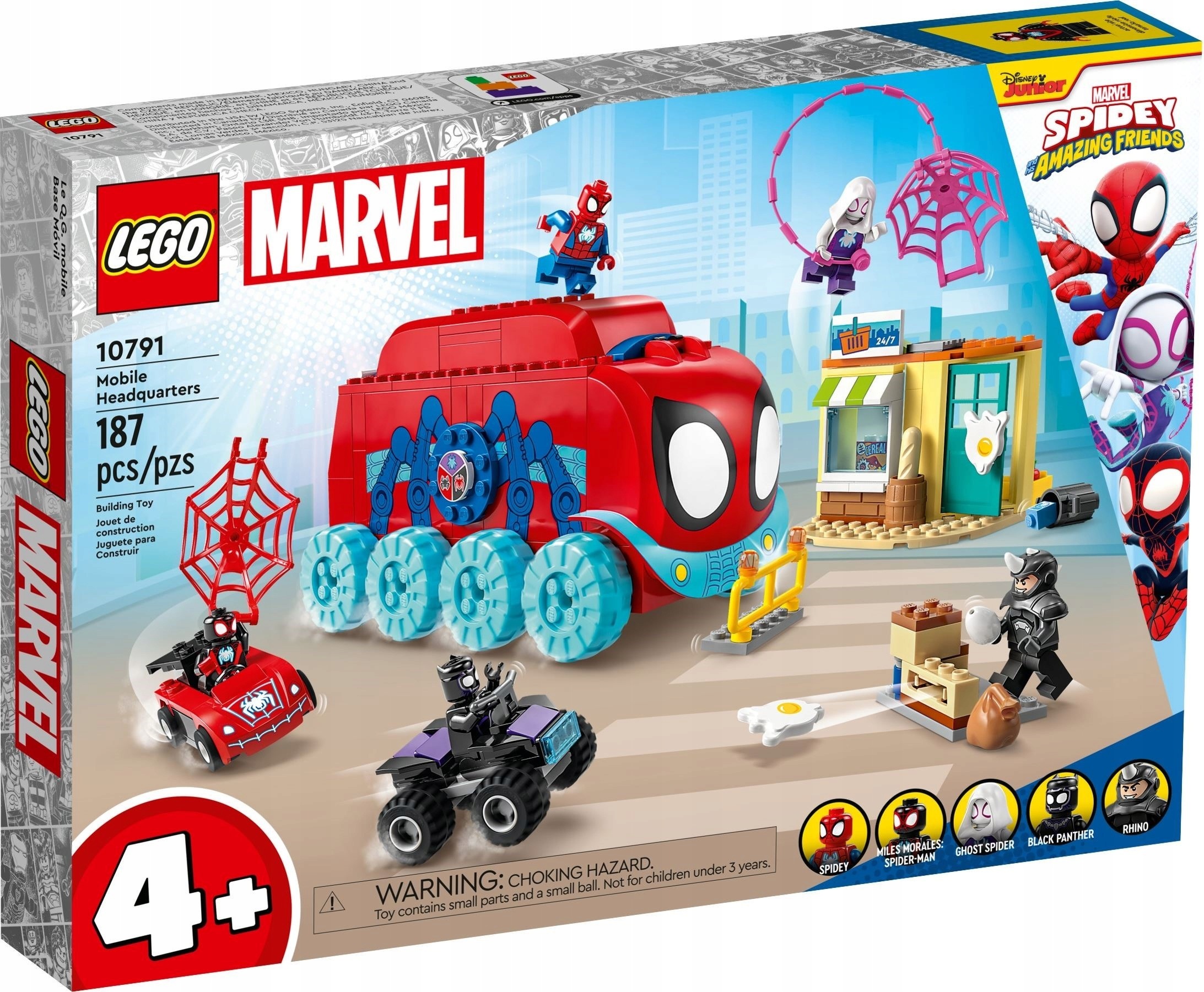 Lego Heroes 10791 Mobilní velitelství týmu Spider-Mana Nové