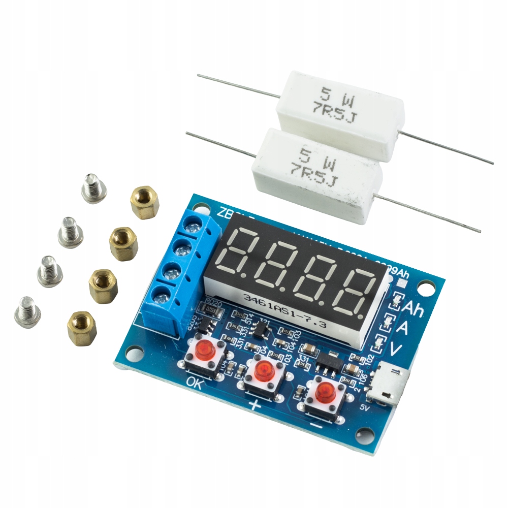 Miernik pojemność akumulator ogniw 15V 3A 18650 Pb EAN (GTIN) 5904890330955