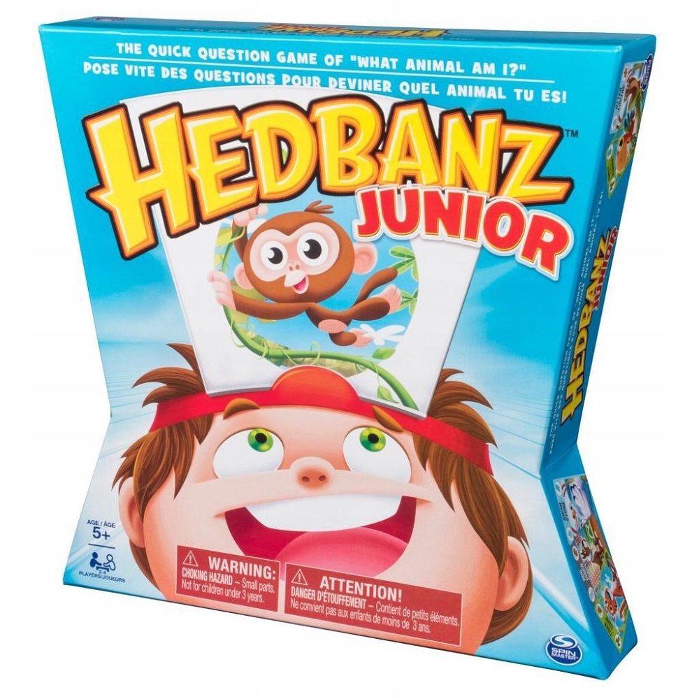 HEDBANZ Junior Czółko gra planszowa dla dzieci kalambury zgadnij kim jestem