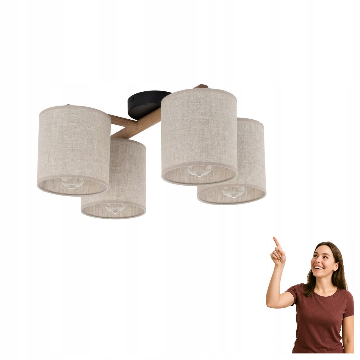 Stropné svietidlo Deva Nature 6866 Tk Lighting