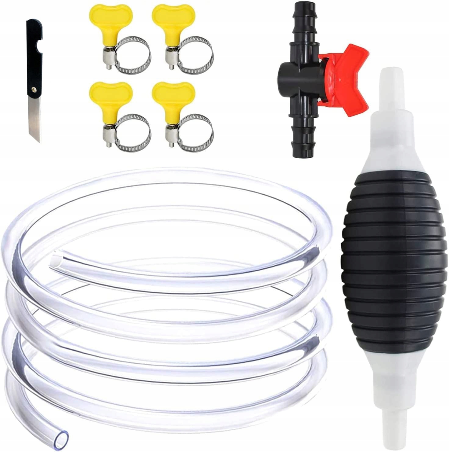 

Pompka Paliwa Gruszka Ręczna Wody Pompa+ Wąż 200CM