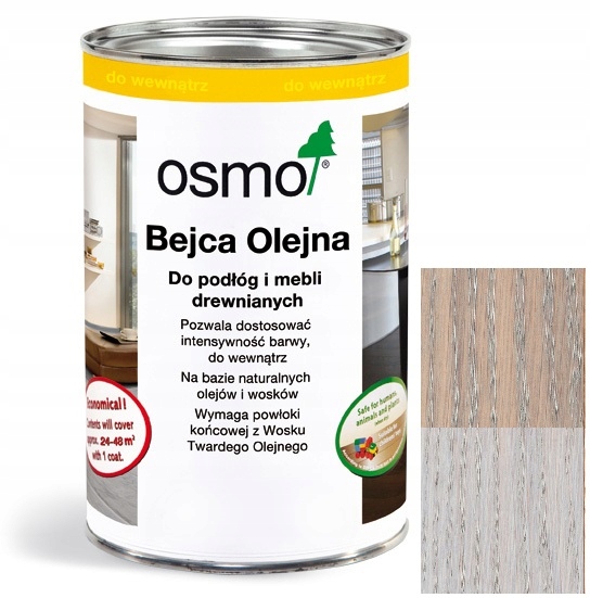 Osmo 3518 2,5L Olejová lazúra svetlošedá **wawa
