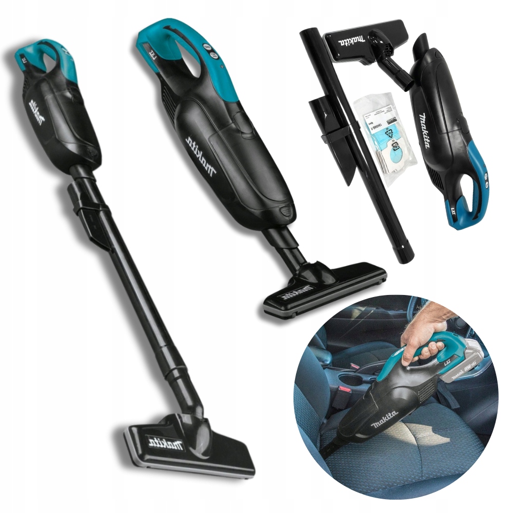 Výkonný vysavač Makita vertikální Set 2 rychlostních stupňů Body