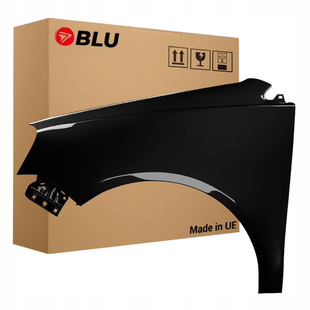 Blu Blatník Vw Polo 9N3 IV 4 LC9Z levý 05-09 přední lift pozink BlackMagic