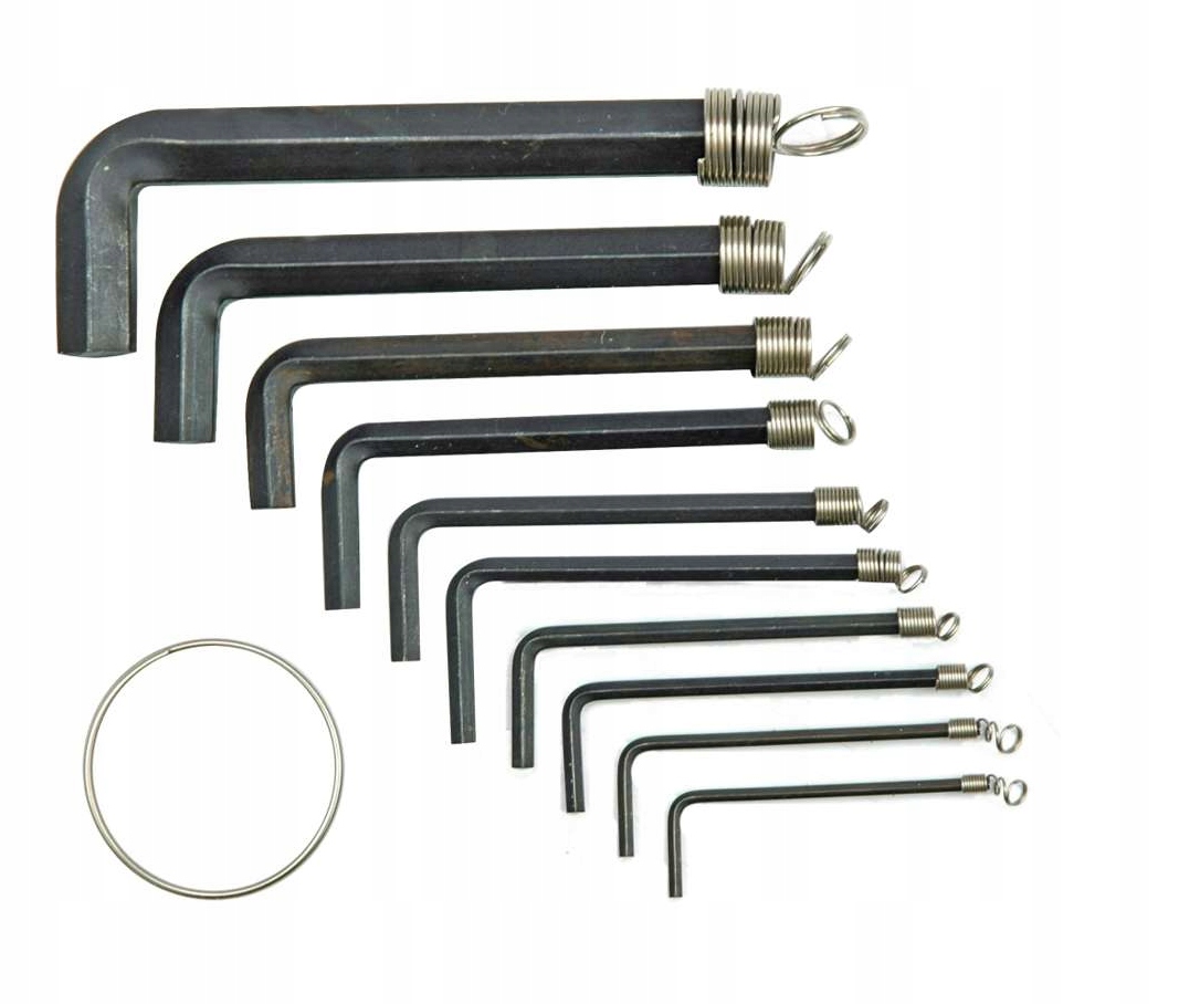 

Klucze ampulowe, imbusowe 2-10mm, kpl. 8 szt.