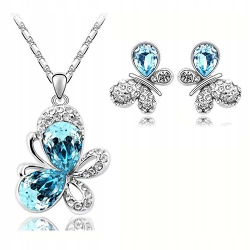 

Komplet biżuterii Swarovski motylek 2021 Promo