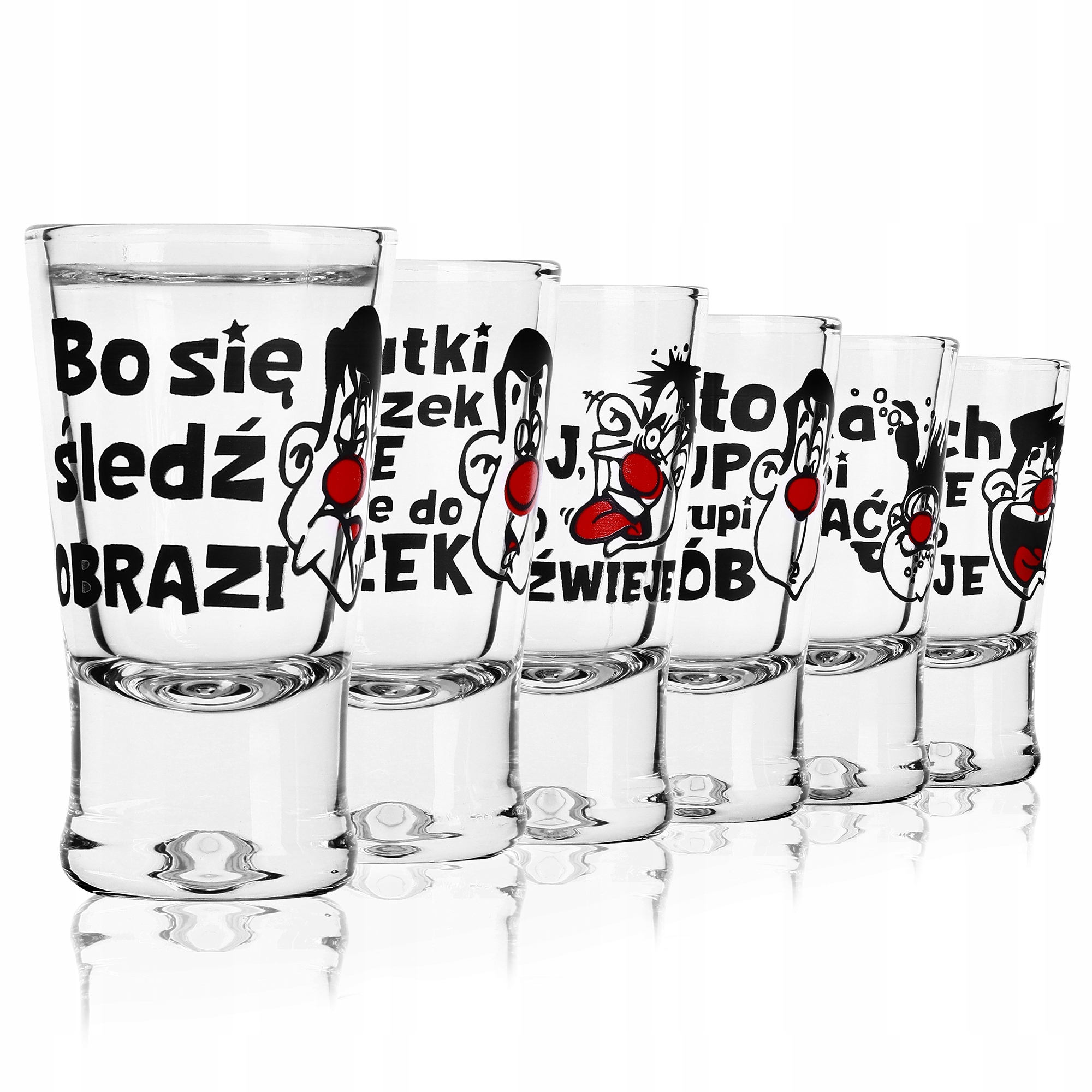 

Kieliszki do wódki X 25 ml 6 sztuk toasty