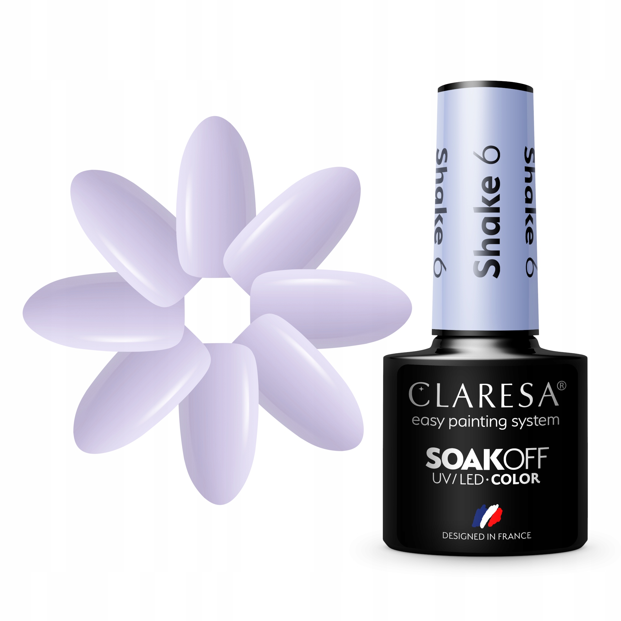 

Claresa Kremowy Pastel Lakier Hybrydowy 5ml SHAKE6