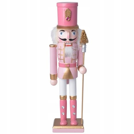 DZIADEK DO ORZECHÓW FIGURKA DREWNIANA ŚWIĄTECZNA