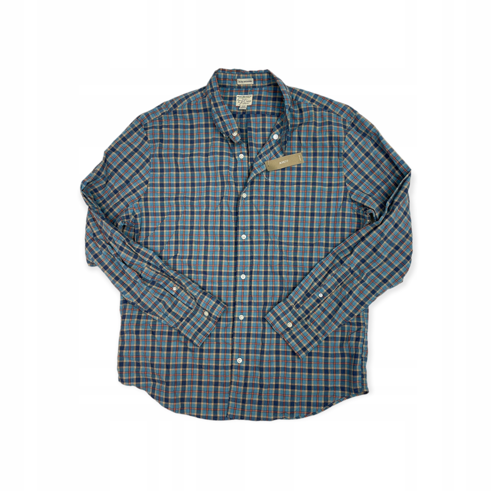 Dámská kostkovaná košile s dlouhým rukávem J. Crew XL