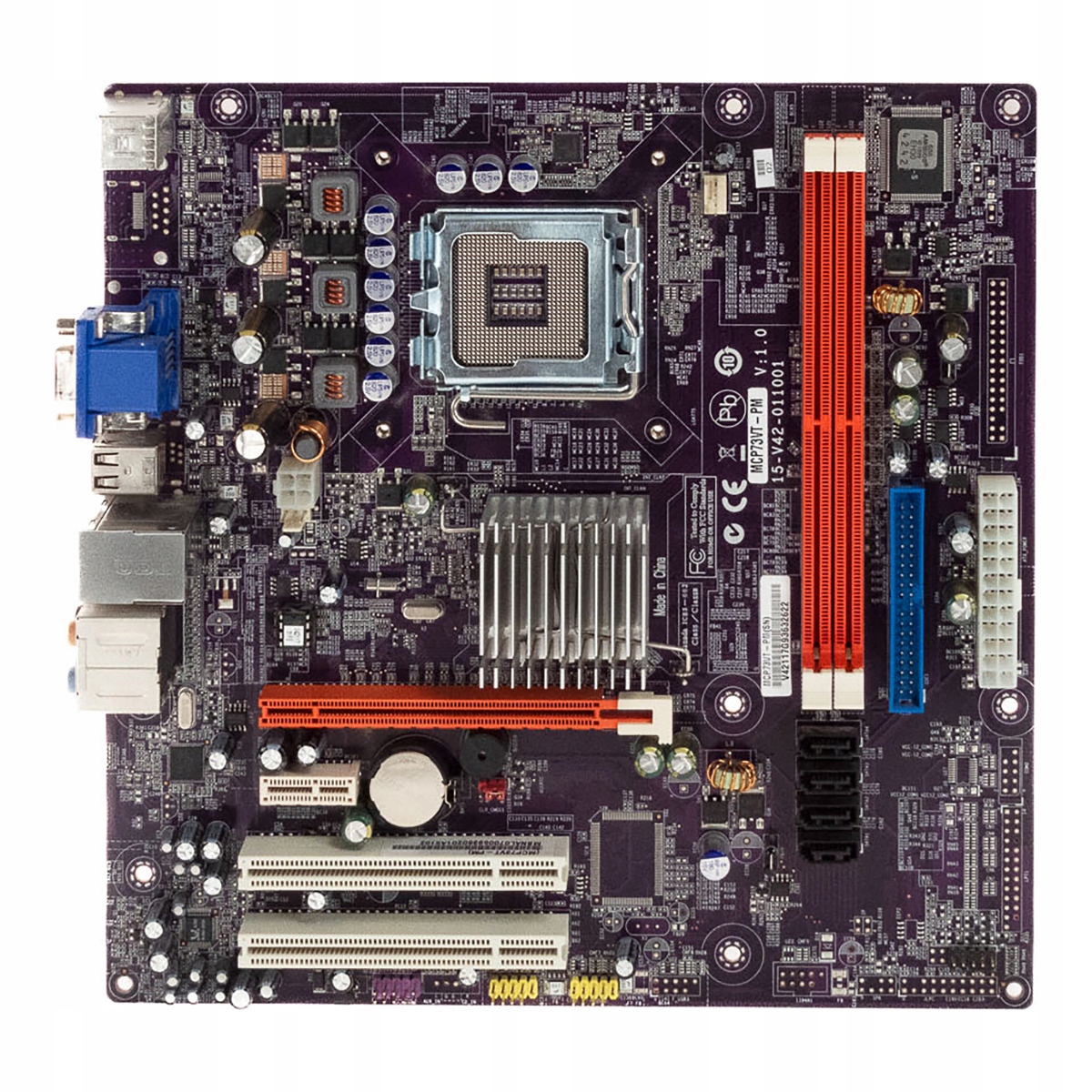 Ecs MCP73VT-PM Socket LGA775 DDR2 PCIe Pci microATX