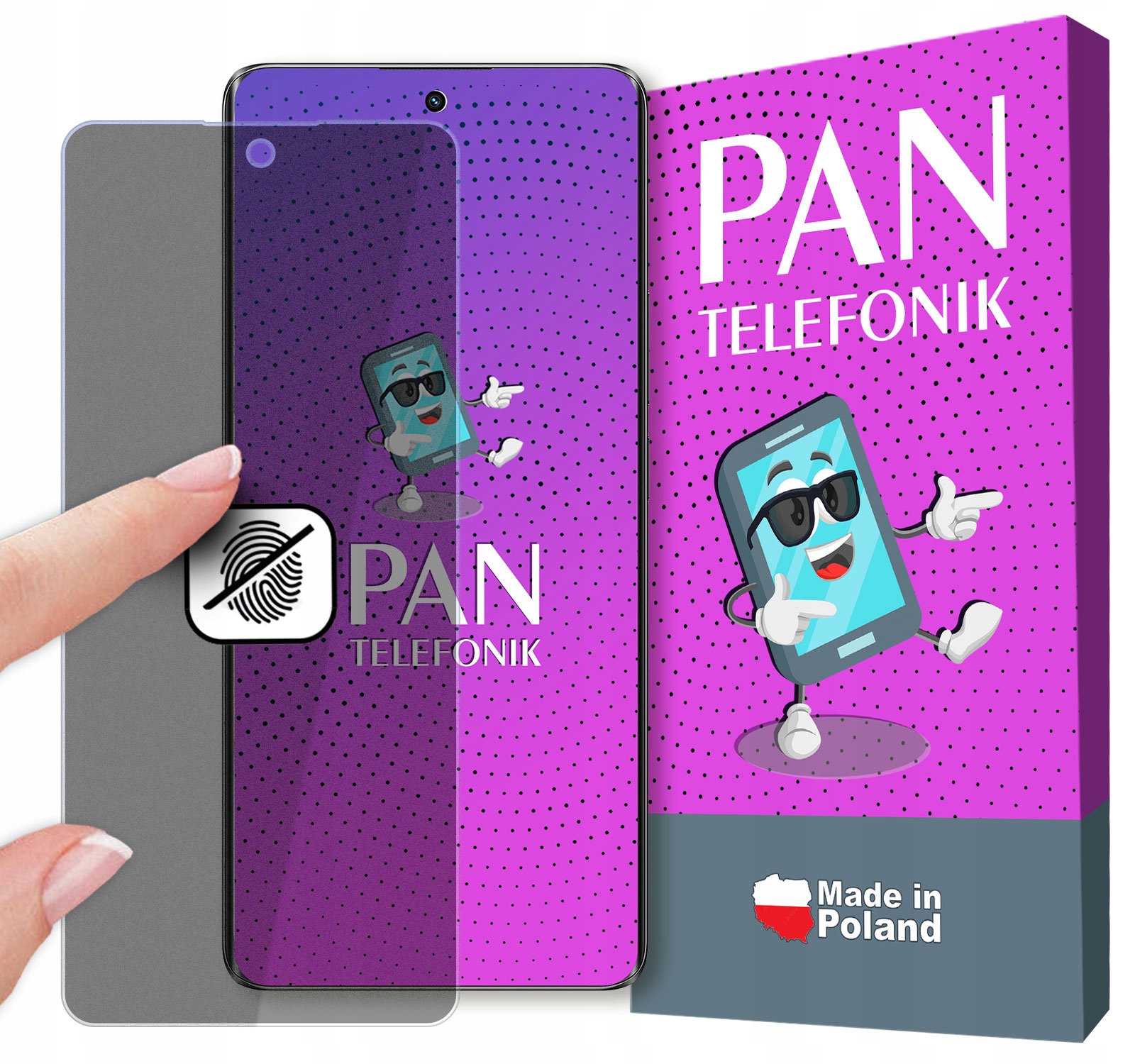 FOLIA 5D PRYWATYZUJĄCA DO REALME 11 PRO 5G 11 PRO PLUS MATOWA BRAK ODCISKÓW