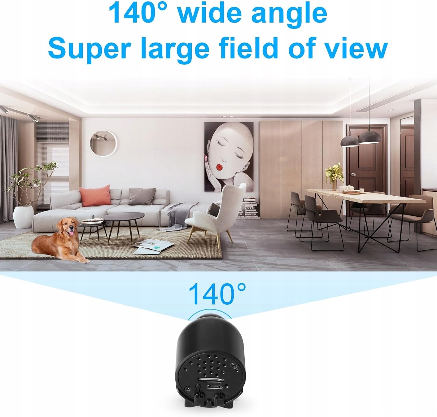 HD1080P Wi-Fi mini camera with night vision function Kod producenta JJF-518WI
