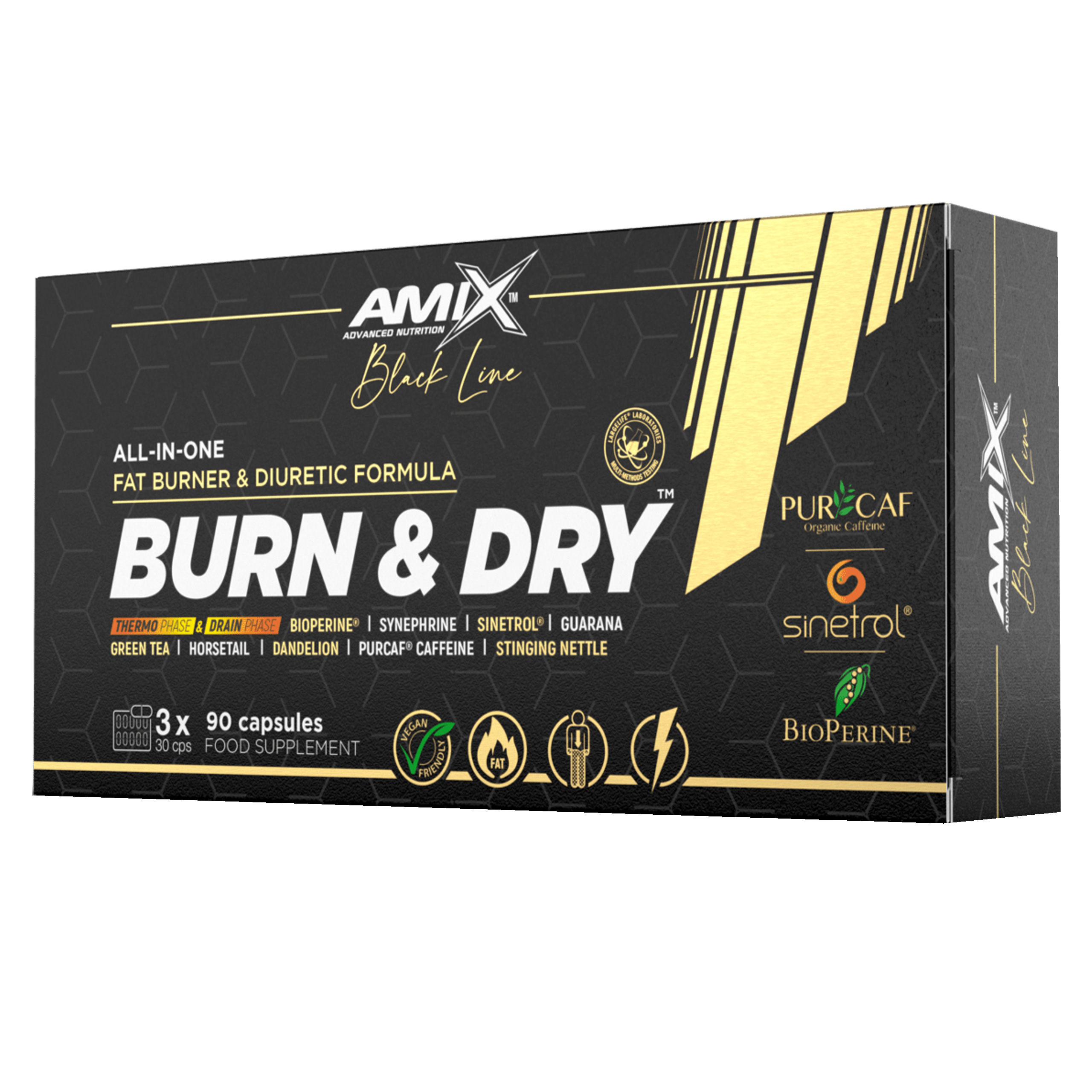 Tablety Snižující Chuť K Jídlu Spalovač Tuků, odstraňování vody Burn Dry