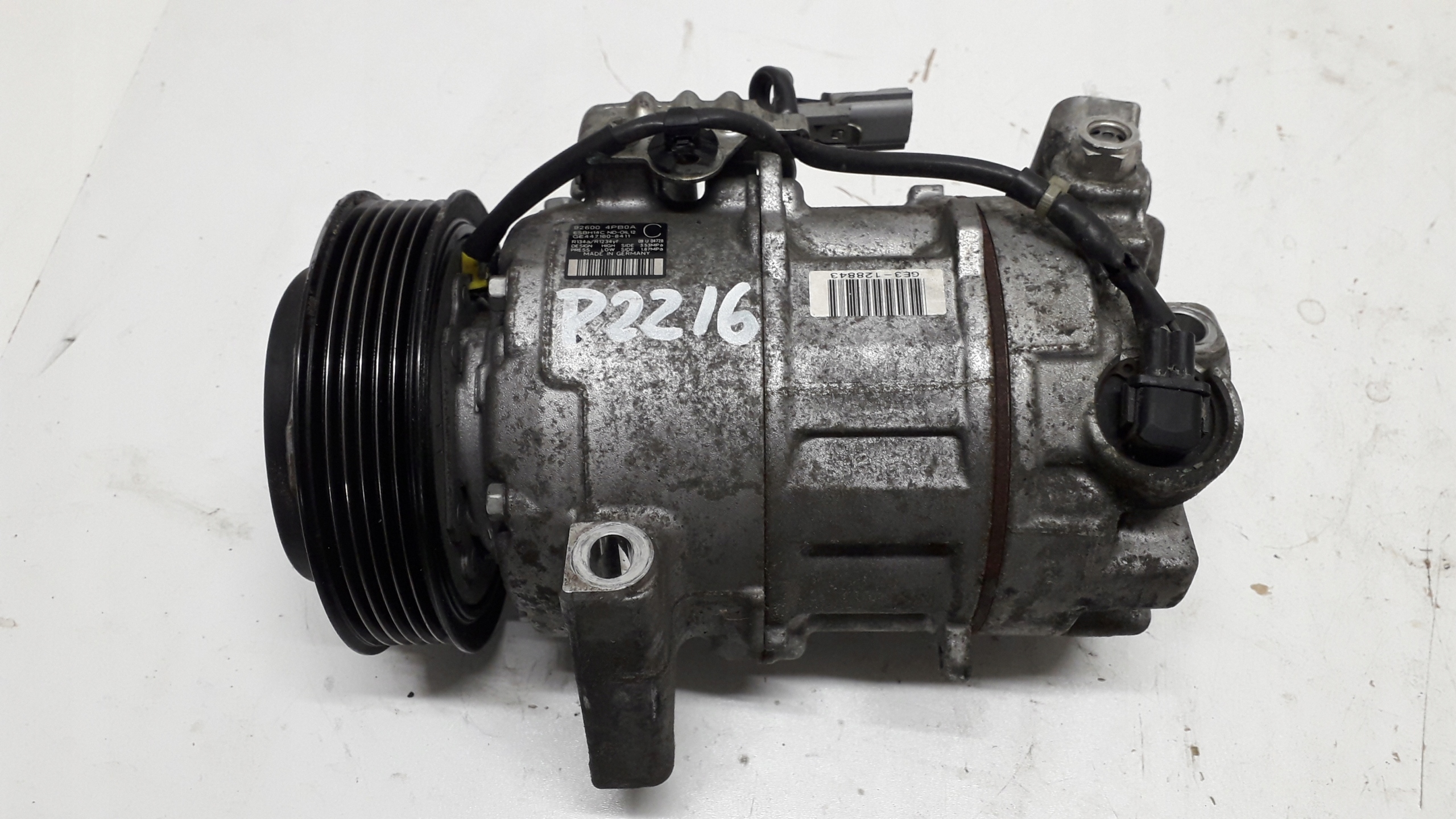 NISSAN RENAULT SPRĘŻARKA KLIMATYZACJI 926004PB0A