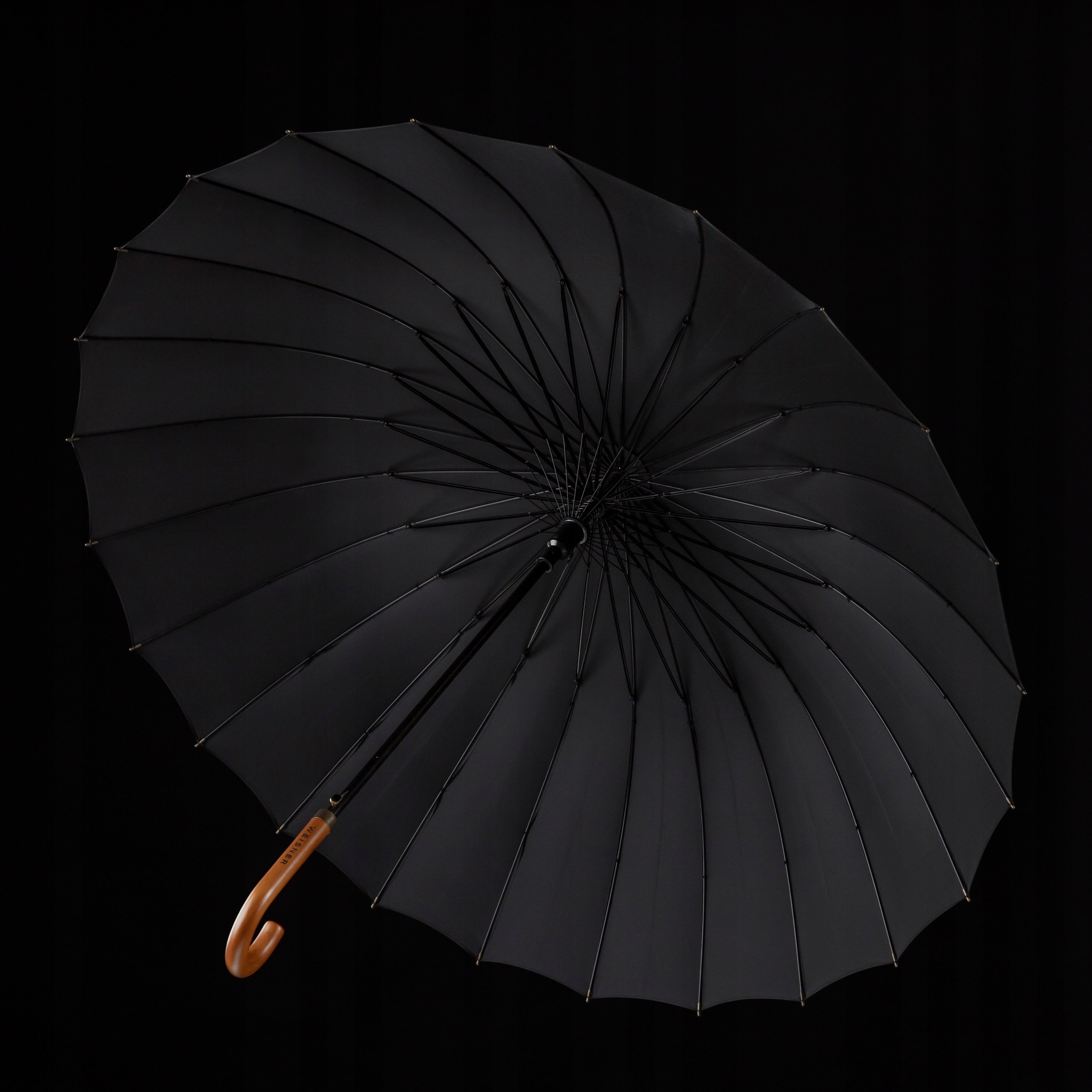 DUŻY CZARNY PARASOL MĘSKI DAMSKI PARASOLKA 24 DRUTY PRZECIWDESZCZOWA Kod producenta PREZENT PARASOL DAMSKI MĘSKI AUTOMATYCZNY