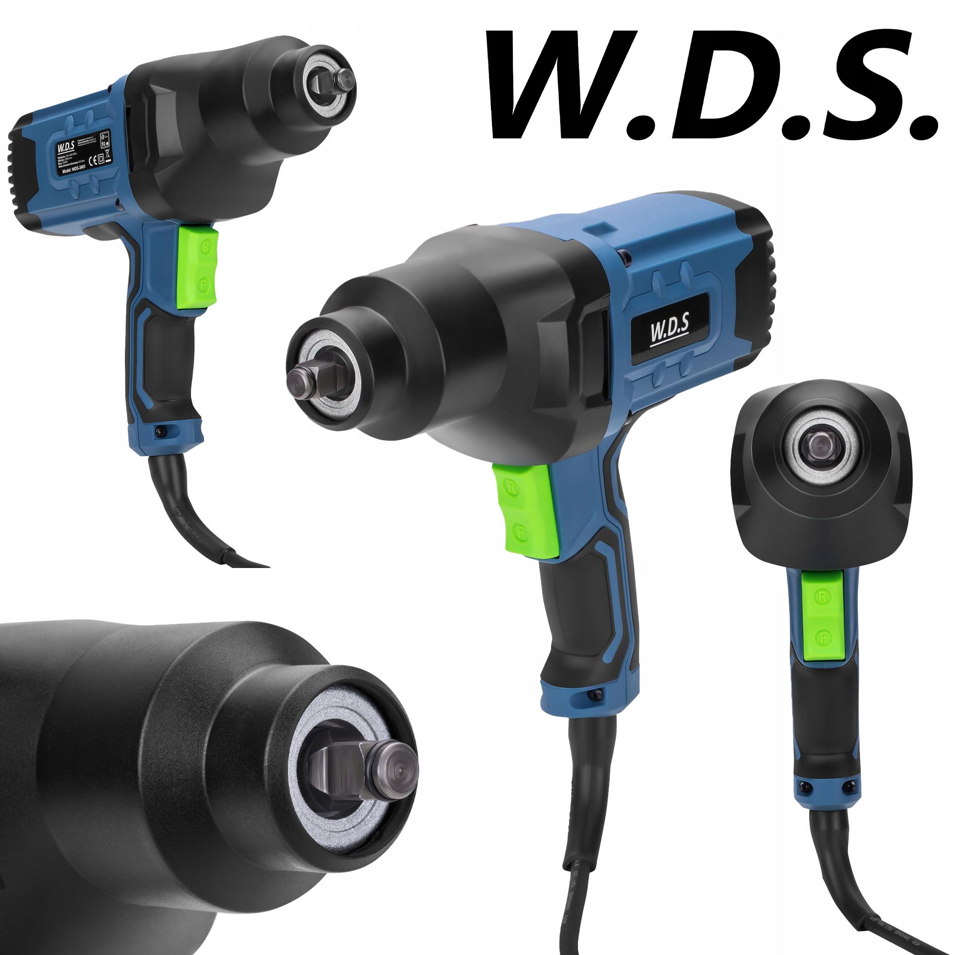Pneumatický kľúč 1/2" 2200 Rpm 2300 W 230 V 850 Nw W.d.s.