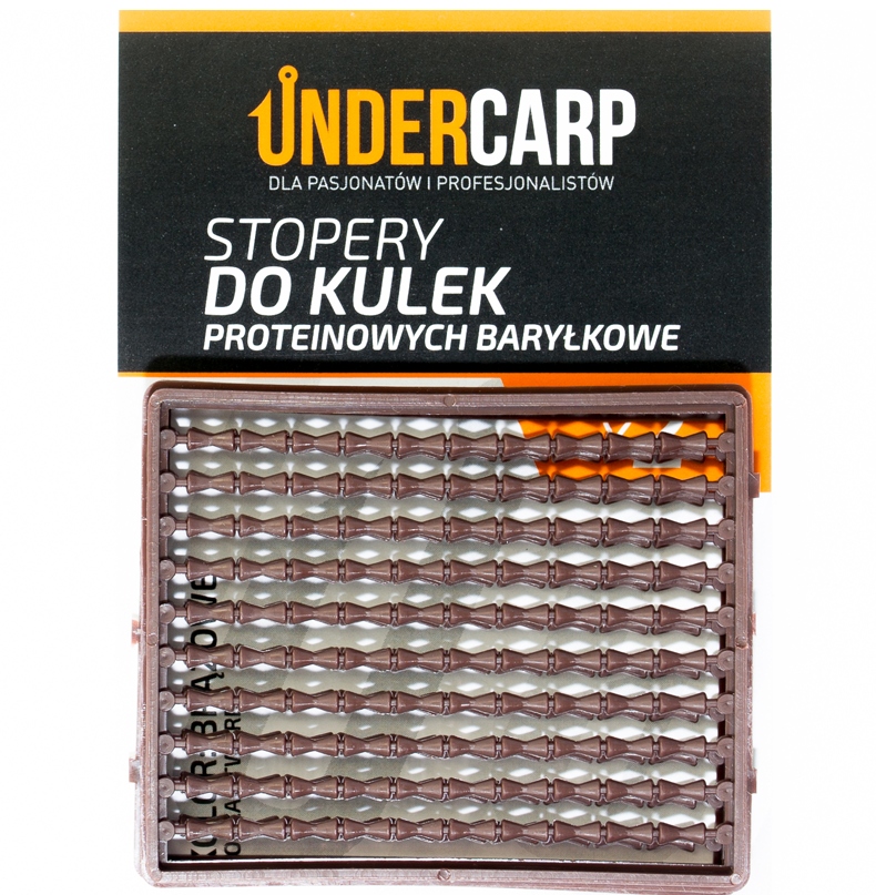 Undercarp Stopery do kulek baryłkowe braz twarde