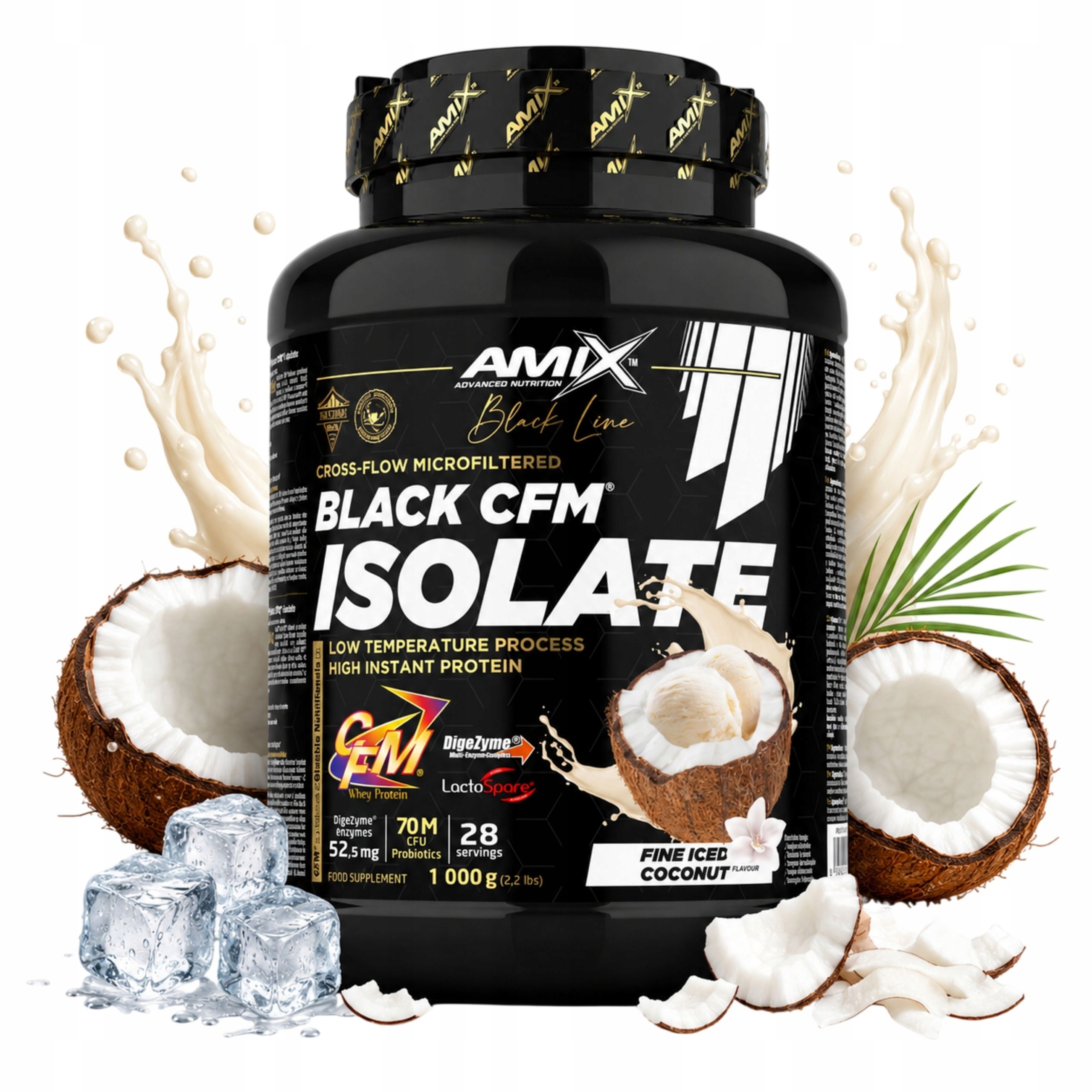 Proteinový Izolát bez laktózy Protein Wpi Kokos 1 kg