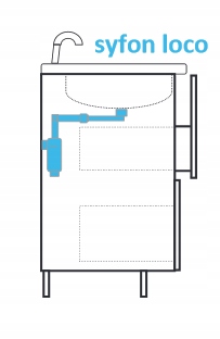 SYFON UMYWALKOWY OSZCZĘDZAJĄCY MIEJSCE SPUST CHROM Rodzaj umywalkowy