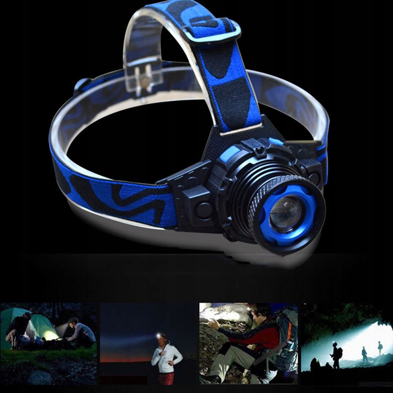 MOCNA LATARKA CZOŁOWA LED T6 TAKTYCZNA CZOŁÓWKA XL Źródło światła LED