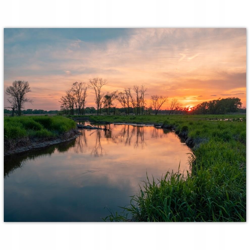 

Plakat 50x40 Rzeka Łąka
