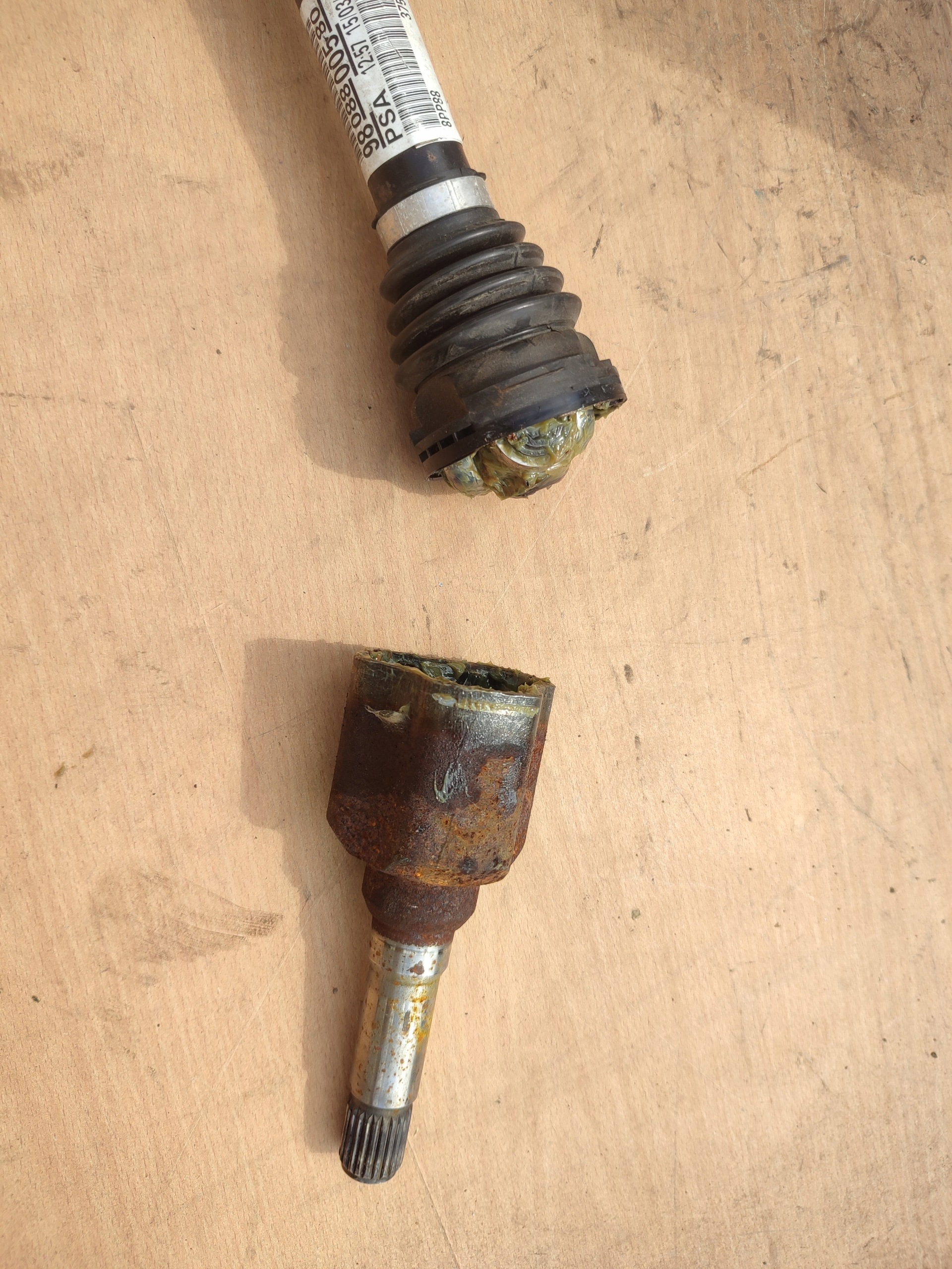 semi-axis front right Opel Crossland X 1.2 VTI 9808800580
