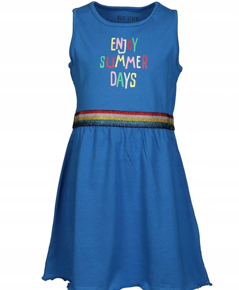 BLUE SEVEN SUKIENKA LETNIA LATO 128 CM 8 LAT