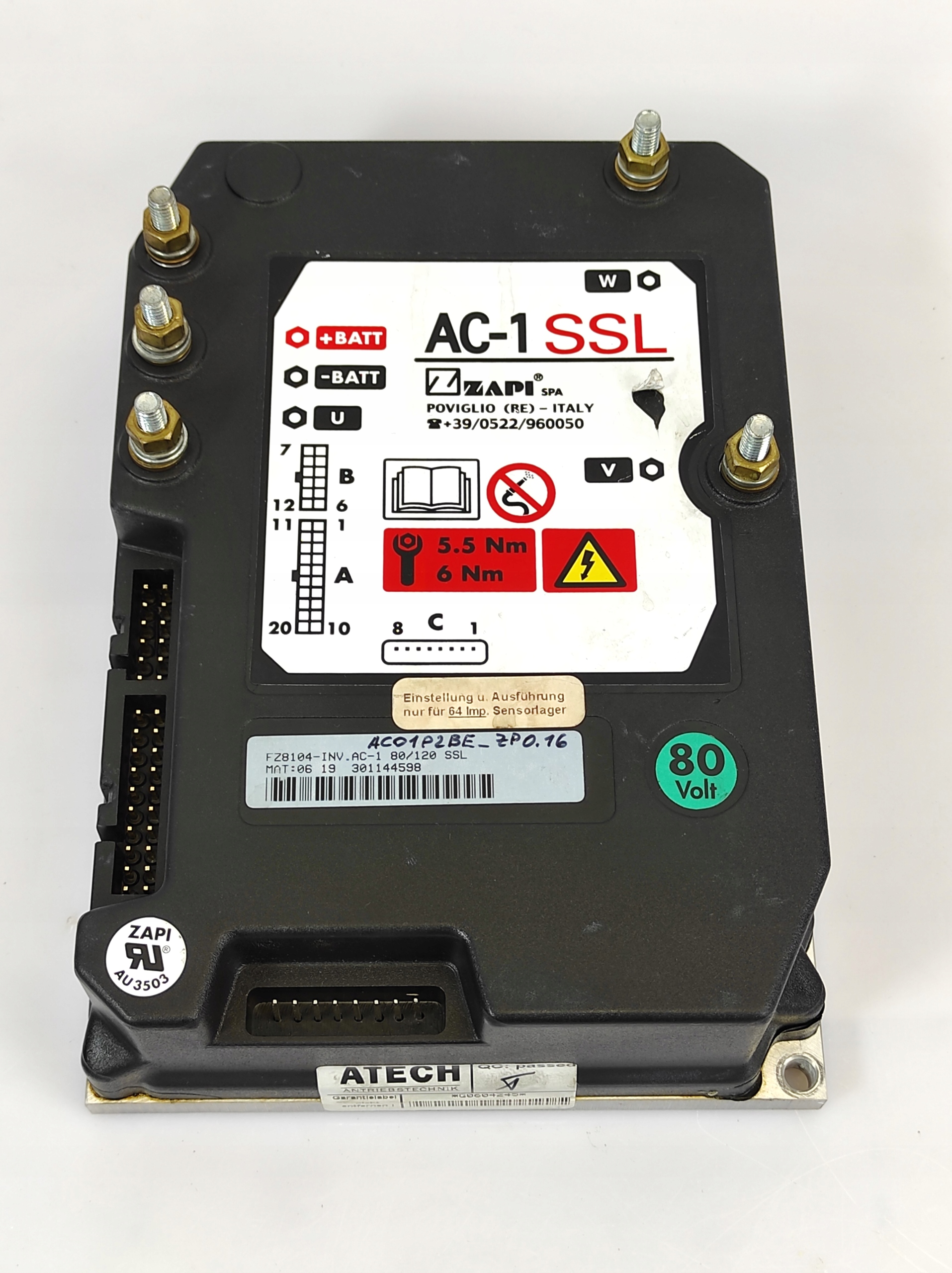 ZAPI AC-1 SSL FZ8104-INV.AC-1 80/120 INVERTER 80V