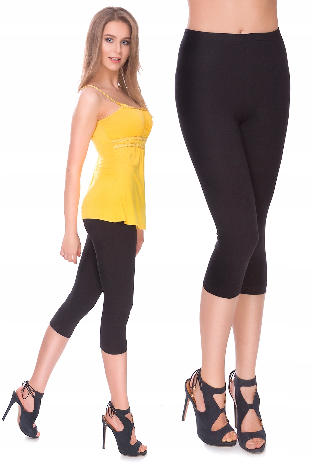 

Legginsy Getry Bawełniane MIX Kolorów 3/4 L/40