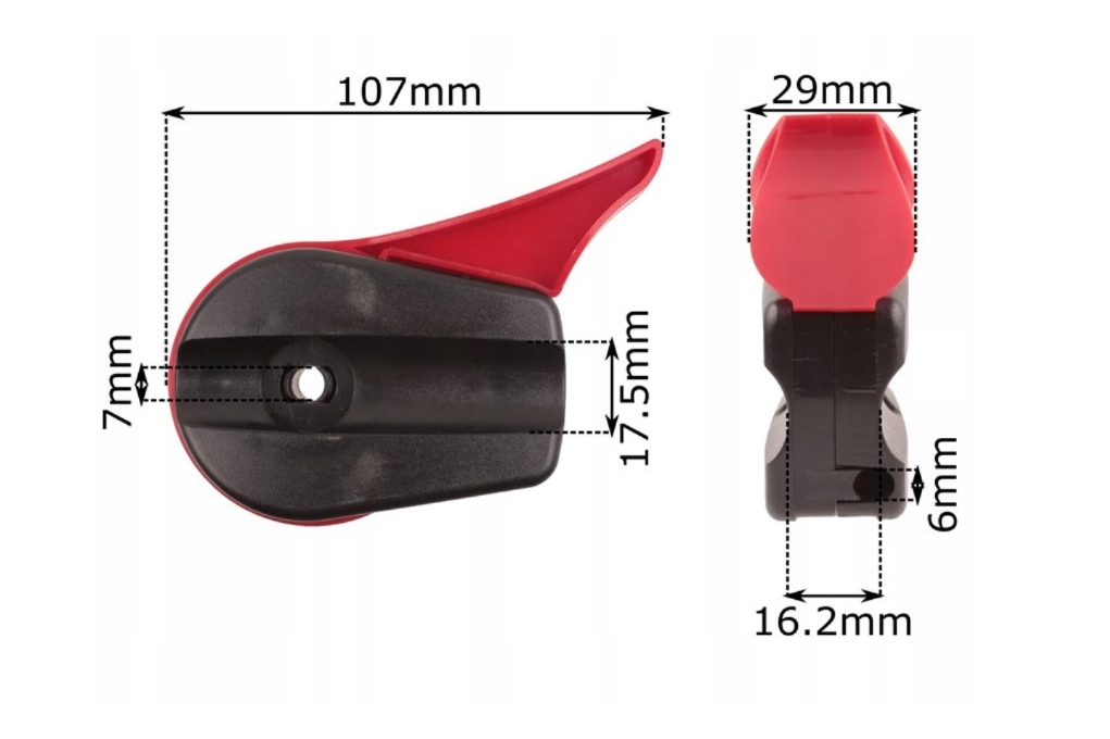 Manetka gazu kosiarki solidna UNIWERSALNA EAN (GTIN) 5903796617269