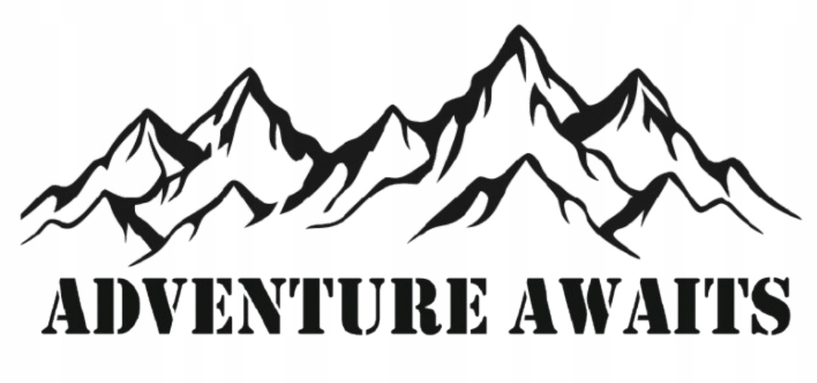 Omítací malířská šablona Hory Mountain 250 cm, velkoformátový beton