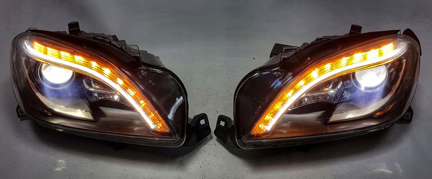 MERCEDES ML W166 11-15 LAMPY reflektory LED BLACK Producent części CTS Tuning