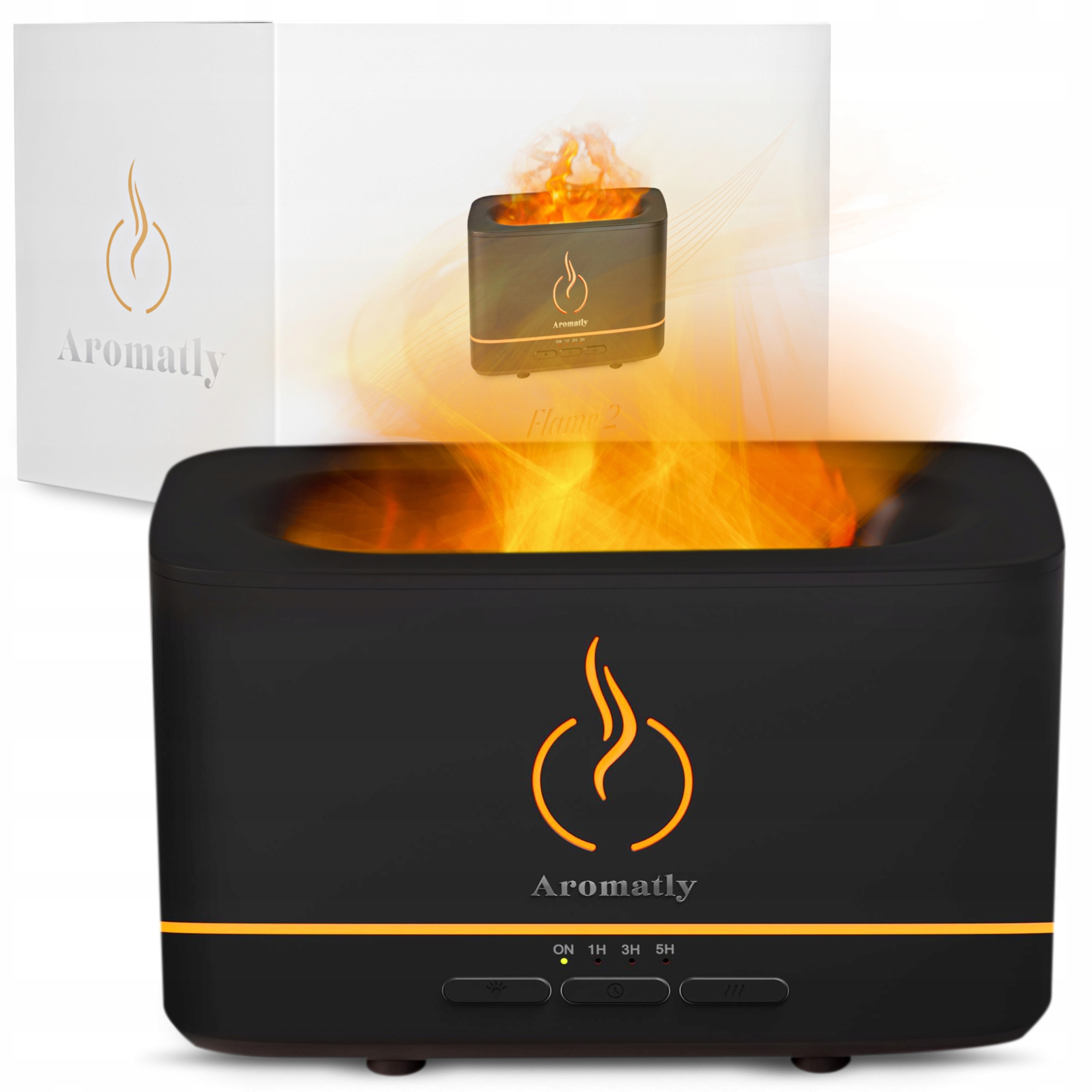 Aromatly Dyfuzor Zapachowy Nawilżacz Powietrza Kominek Aromaterapia