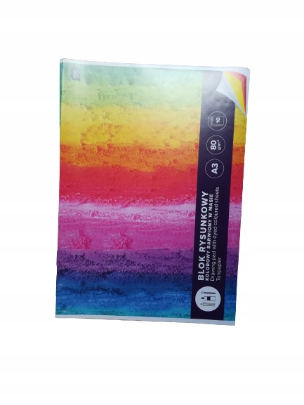 BLOK RYSUNKOWY kolorowy A3 10K