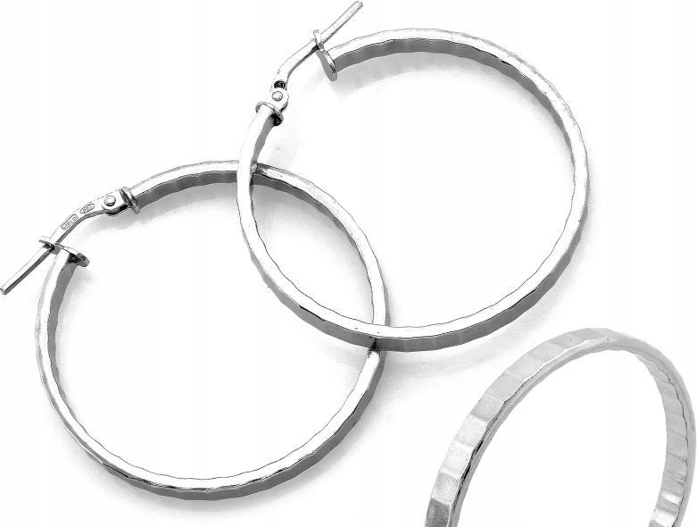 Náušnice 925 stříbrné kruhy zdobené elegantními a módními dárek